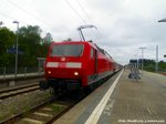 120 132 im Bahnhof Ostseebad Binz am 26.5.16