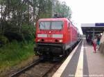 143 300-2 im S-Bahn Hp. Rostock-Lichtenhagen am 22.6.13