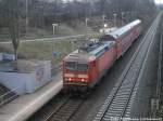 143 893-6 als S7 im S-Bahnhof Dessauer Brcke am 27.1.15