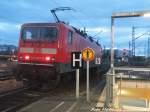 143 807 im Bahnhof Halle (Saale) Hbf am 5.8.15