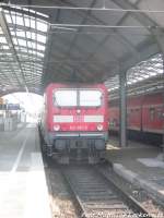 143 867 im Bahnhof Halle (Saale) Hbf am 7.8.15