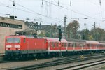 Am 30 September 2005 treft 143 825 in Koblenz Hbf ein.