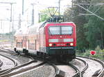 BR 143/569995/143-002-bei-der-einfahrt-in 143 002 bei der Einfahrt in den Bahnhof Halle (Saale) Hbf am 2.8.17
