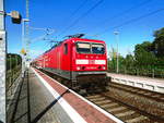 BR 143/620618/143-893-als-s9-mit-ziel 143 893 als S9 mit ziel Eilenburg im Bahnhof Delitzsch ob Bf am 19.7.18