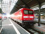 143 276 als S9 im Bahnhof Halle/Saale Hbf am 2.8.18