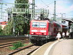 143 909 als S2 mit ziel Pirna im Bahnhof Dresden Freiberger Straße am 5.9.18