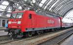 DB 145 039 steht am 12 Mai 2012 in Dresden Hbf.