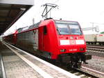 146 008 im Bahnhof Magdeburg Hbf am 1.6.18