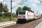 BR 146/707709/146-569-mit-ihrer-ic2-garnitur 146 569 mit ihrer IC2 Garnitur bei der durchfahrt in Zberitz am 14.7.20