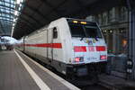BR 146/776343/146-576-im-bahnhof-hallesaale-hbf 146 576 im Bahnhof Halle/Saale Hbf am 4.1.22
