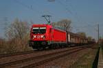 br-187/656412/db-187-142-mit-gemischten-gueterzug DB 187 142 mit gemischten Güterzug am 02.04.2019 in Hamburg-Moorburg