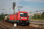 br-187/667718/187-186-mit-einen-gueterzug-bei 187 186 mit einen Gterzug bei der durchfahrt im Bahnhof Weienfels am 6.7.19