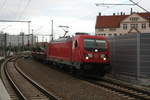 br-187/676875/187-154-mit-einen-gueterzug-in 187 154 mit einen Gterzug in der Gterumfahrung am Bahnhof Halle/Saale Hbf am 12.9.19