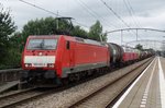 BR 189/510839/mischguterzug-mit-189-023-durchfahrt-am Mischguterzug mit 189 023 durchfahrt am 16 Juli 2016 Zwijndrecht.