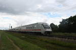 Mit Steuerwagen voraus ist 101 019 unterwegs nach Magdeburg Hbf am 5.7.21