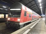 RB nach Lutherstadt Wittenberg im Bahnhof Halle (Saale) Hbf am 2.3.16