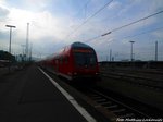 Mit Steuerwagen voraus kommt 146 252 aus Frankfurt (Main) Hbf in den Bahnhof Kassel Hbf eingefahren am 29.5.16