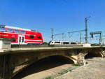 doppelsteuerwagen-alle-generationen/627297/s-bahn-dresden-und-trilex-trafen-sich S-Bahn Dresden und Trilex trafen sich zwischen den Bahnhöfen Dresden-Mitte und Dresden Neustadt am 5.9.18