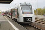 1648 912/412 als RB36 mit Ziel Magdeburg Hbf im Bahnhof Oebisfelde am 6.11.21