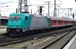 alpha-trains/387567/alpha-ytrains-185-619-treft-am Alpha YTrains 185 619 treft am 2 Mai 2011 in Nürnberg ein.