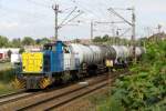 Alpha Trains 1505 verlässt Venlo am 29 Augustus 2014.
