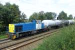 Alpha Trains 1505 verlässt Venlo am 29 Augustus 2014.