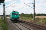 alpha-trains/707882/185-607-bei-der-durchfahrt-in 185 607 bei der durchfahrt in Zberitz am 22.7.20