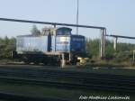 345 227 der EGP vermietet an die Baltic Port Rail abgestellt in Mukran/Rgen am 29.5.15