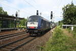 ER20-001 von BRLL bei der Einfahrt in den Bahnhof Pirna am 6.6.22