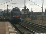427 502 als R6 mit ziel Eisenach beim einfahren in den Bahnhof Gerstungen am 31.3.15