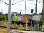 V142 von Captrain beim Rangieren im Bitterfelder Bahnhof am 14.7.16