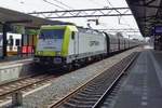 CAPTRAIN/620282/kohlezug-mit-der-nagelneue-captrain-186 Kohlezug mit der nagelneue CapTrain 186 154 durchfahrt am 18 Juli 2018 Dordrecht.