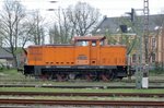Ex-DR 346 560 steht in Stendal am 28 April 2016.