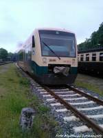 PRESS 650 032-4 im Bahnhof Putbus abgestellt am 1.6.13
