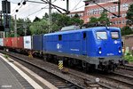 eisenbahngesellschaft-potsdam-egp/513833/140-678-4-ist-mit-einen-containerzug 140 678-4 ist mit einen containerzug durch hh-harburg gefahren,16.06.16