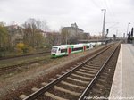 Erburter Bahn RegioShuttle (BR 650) 2er-Gespann in Leipzig-Gohlis am 11.4.16