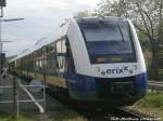 Erixx 622 708 / 208 mit 622 213 / 713 im Bahnhof Rtgesbttel am 30.4.15