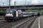 Der Hamburg-Kln Express verlst Hamburg-Harburg am 25 September 2014. Lok ist U2-036.