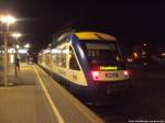 HEX VT 805 mit ziel Ilsenburg im Bahnhof Halle (Saale) Hbf am 1.11.14