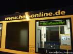 Zugzielanzeige und webseite von der HEX. Aufnahme Endstandt im Bahnhof Knnern am 21.12.14