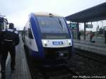 HEX VT 811 im Bahnhof Halberstadt am 30.4.15