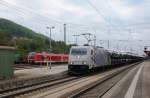 Am 20 Mai 2010 treft Lokomotion 185 661 in Treuchtlingen ein.