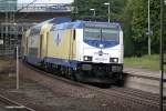 146 535-0 stand mit den metronom nach lneburg im bhf harburg am 18.09.13