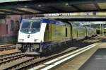 Am sehr sonnigen 25 September schiebt Metronom 246 009 deren Zug nach Cuxhaven aus Hamburg Harburg.