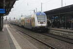 Metronom/776312/146-535-bei-der-einfahrt-in 146 535 bei der Einfahrt in den Bahnhof Lneburg am 4.1.22