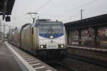 ME 146-16 bei der Einfahrt in den Bahnhof Lneburg am 4.1.22