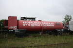 Feuerlschwagen der MIBRAG abgestellt bei der MaLoWa in Klostermannsfeld am 7.6.21