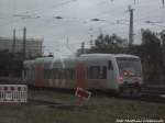 mitteldeutsche-regiobahn-mrb/372690/mrb-vt-006-aus-eilenburg-beim MRB VT 006 aus Eilenburg beim einfahren in den Bahnhof Halle (Saale) Hbf am 14.9.14
