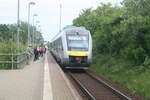 VT 702 und VT 648 298/798 im Bahnhof Burgstdt am 4.6.22