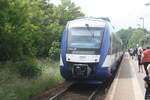 mitteldeutsche-regiobahn-mrb/798370/vt-702-und-vt-648-298798 VT 702 und VT 648 298/798 im Bahnhof Burgstdt am 4.6.22